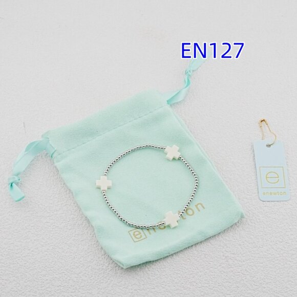 Enewton Gold Bead Cross Bracelet - Picture 2 of 4